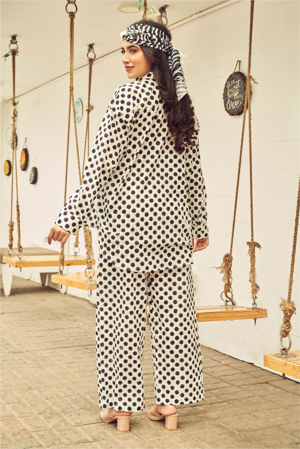 Boho Polka Dot Co-ord Set (8007391609078)