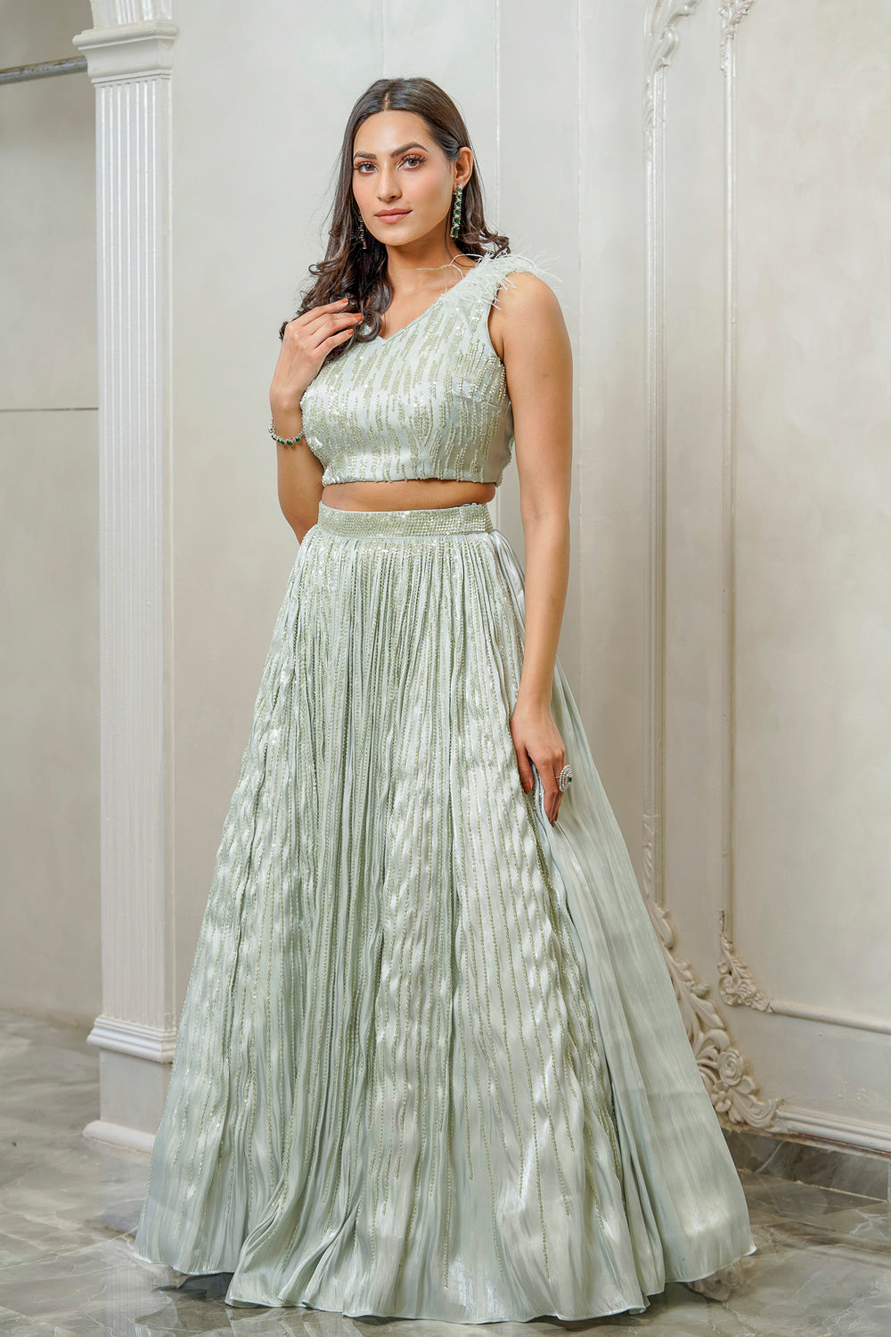 Mint lengha clearance