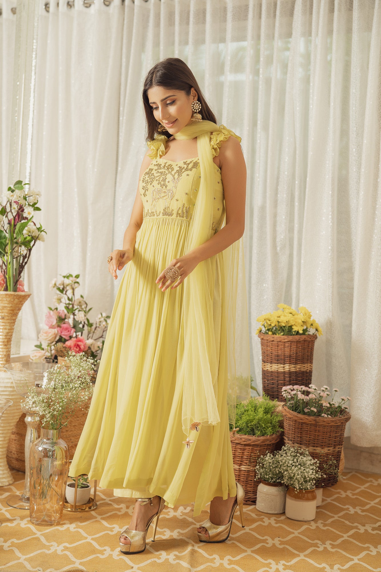 YELLOW DEER KURTA SET (6926683209911)