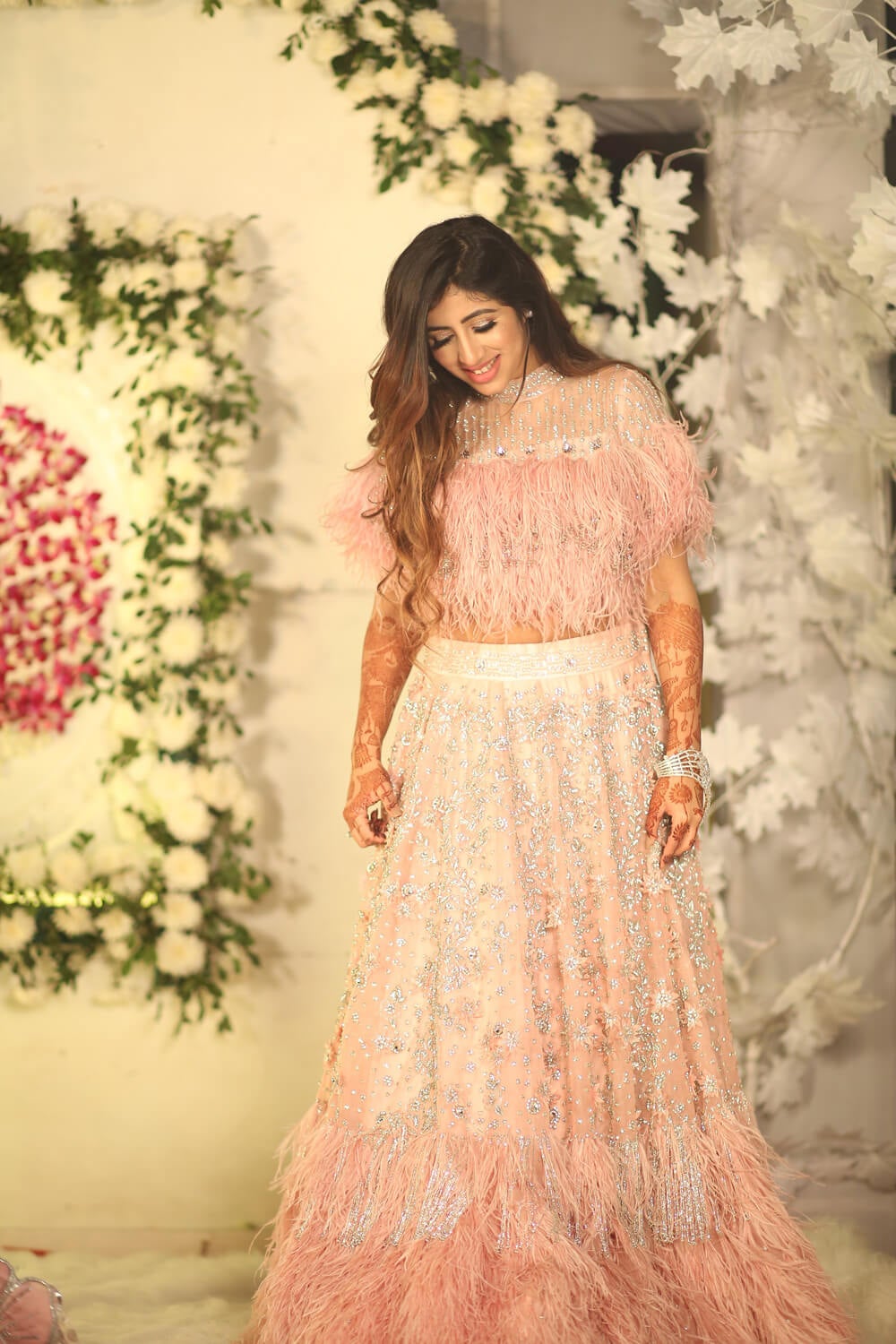 Feathers On Point Lehenga (7535584477430)