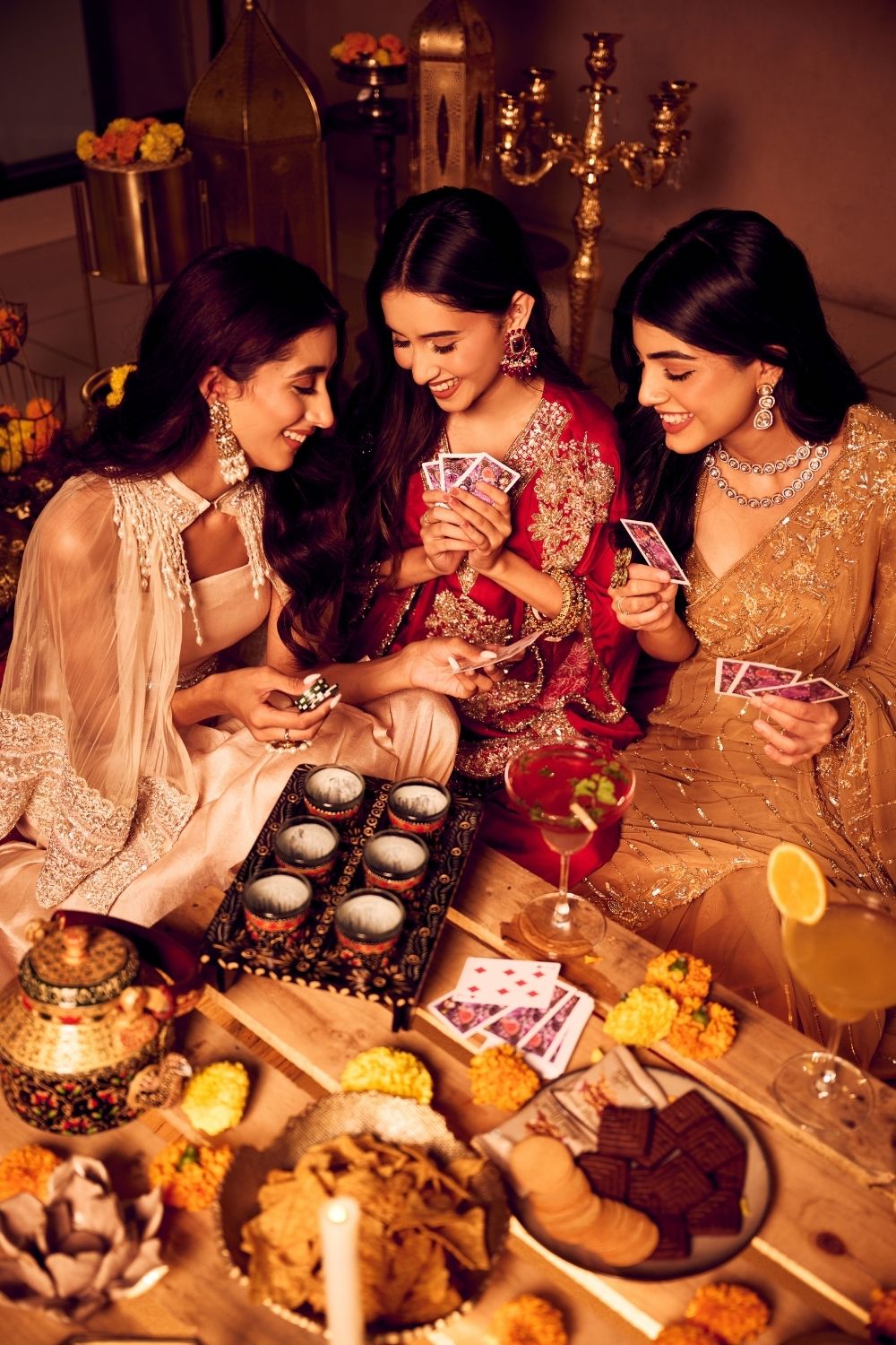 Seher Mahroon Satin Silk Lining Shantoon Gullistta Bloom Kaftan With Pants