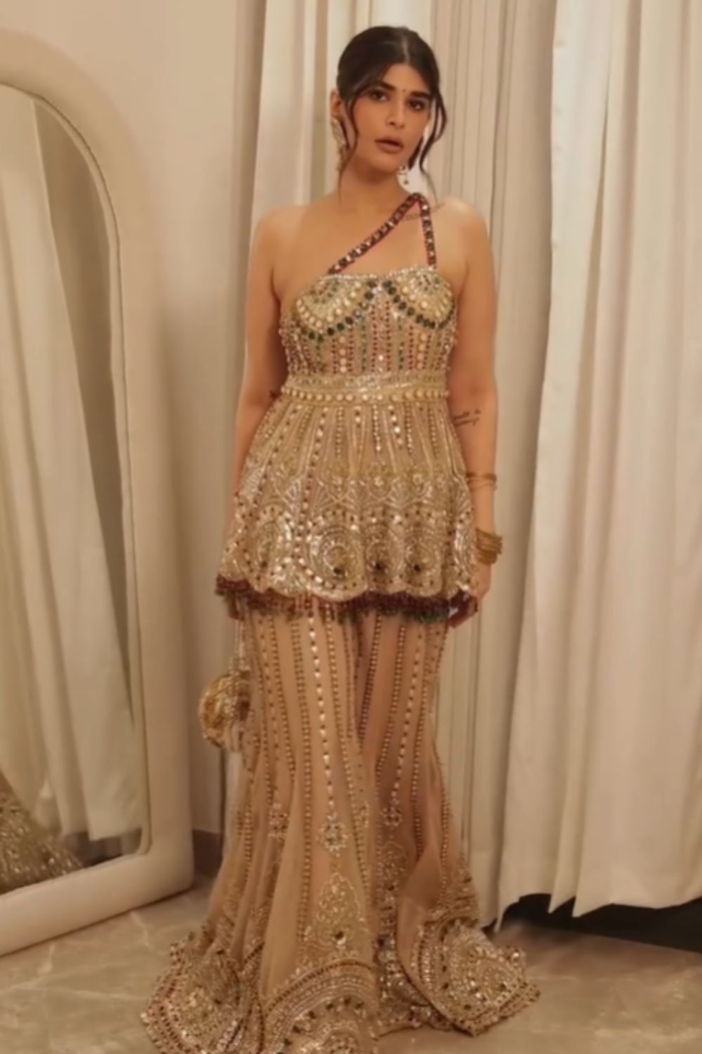 Deeksha Khurana in Crimson Halo