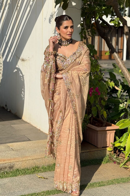 Natasha Luthra in Golden Glow