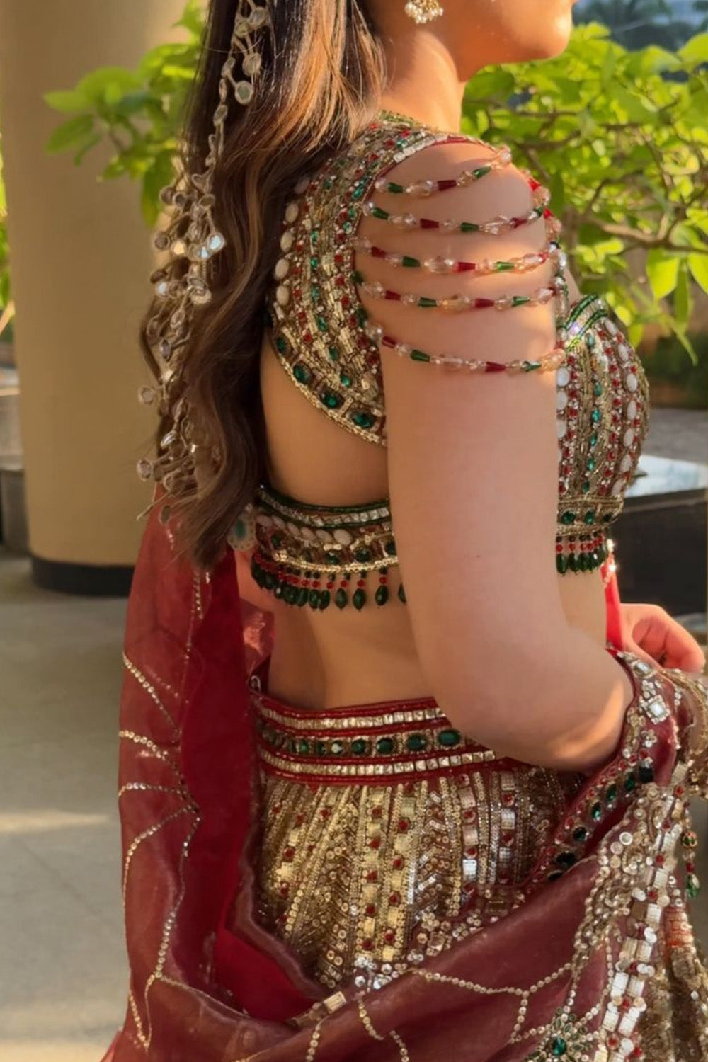 Isha Multani in Vermilion Glow