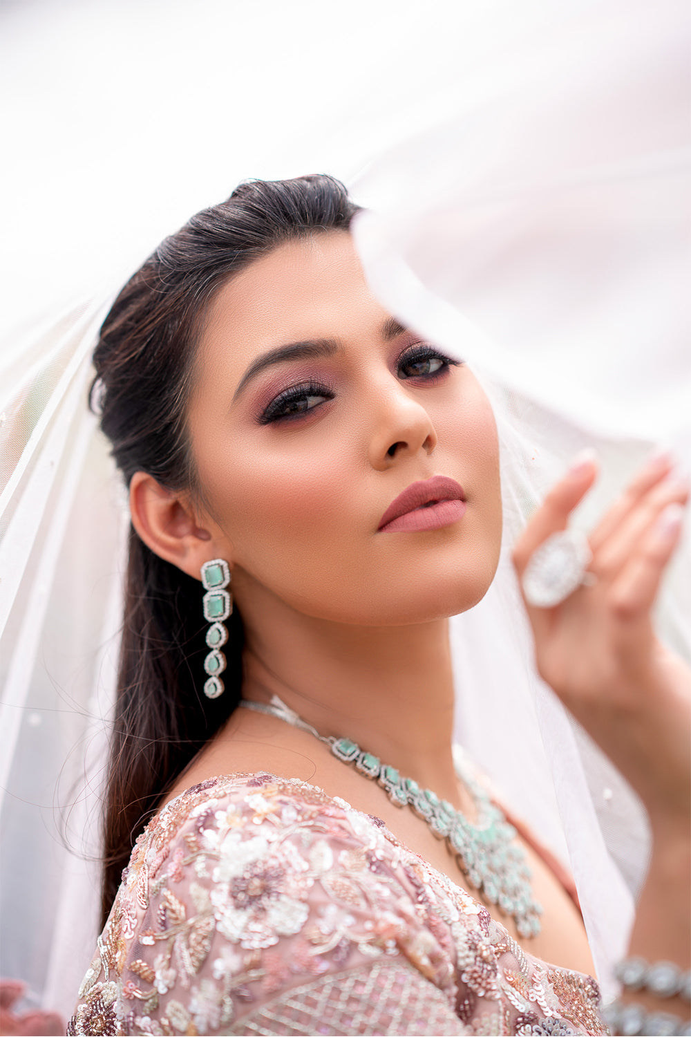 ROSEGOLD ELLITE LEHENGA SET (6988545851575)