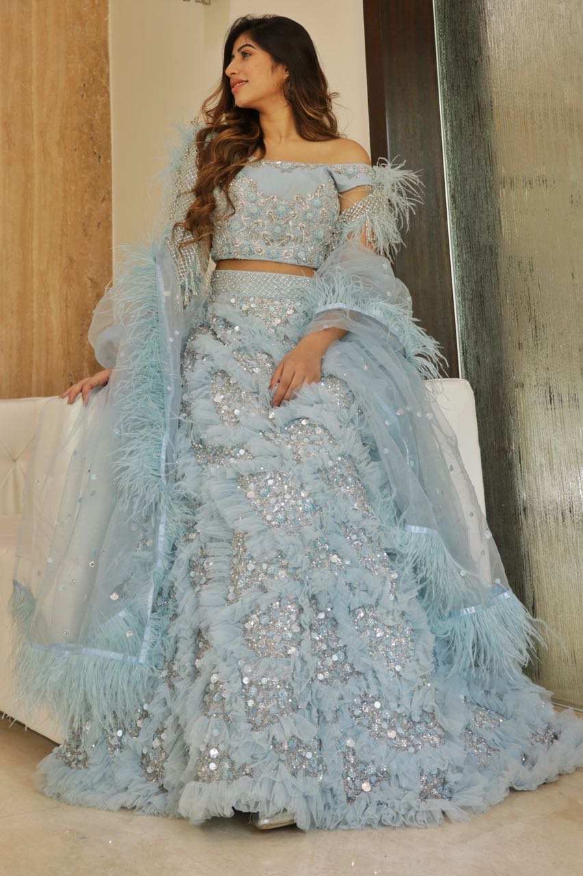 DANCE THE NIGHT AWAY STARRY FEATHERED LEHENGA (6758153945266) (7535584739574)