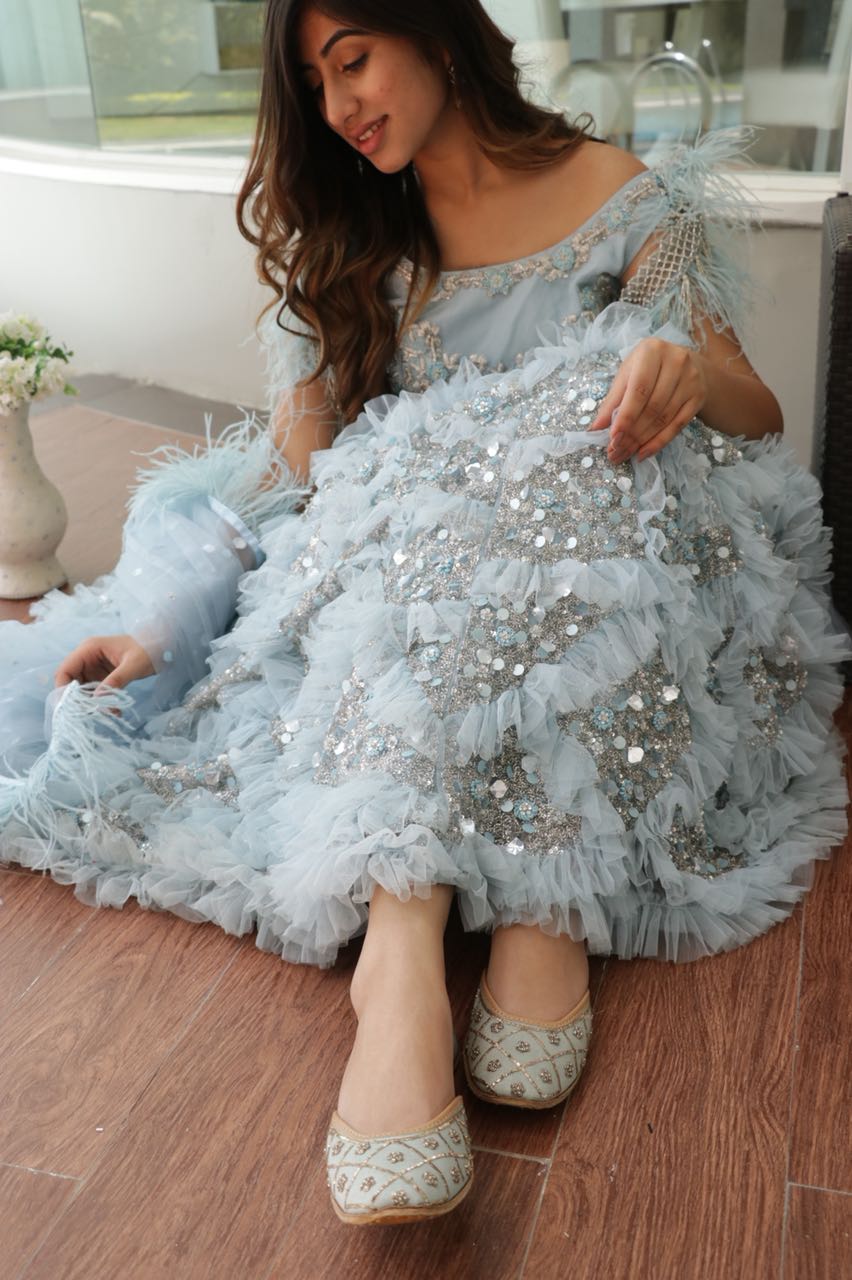 DANCE THE NIGHT AWAY STARRY FEATHERED LEHENGA (6758153945266) (7535584739574)