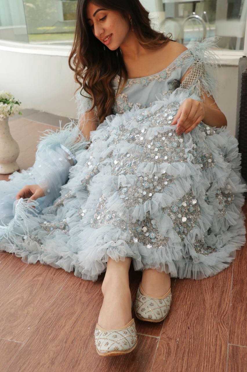 DANCE THE NIGHT AWAY STARRY FEATHERED LEHENGA (6758153945266) (7535584739574)