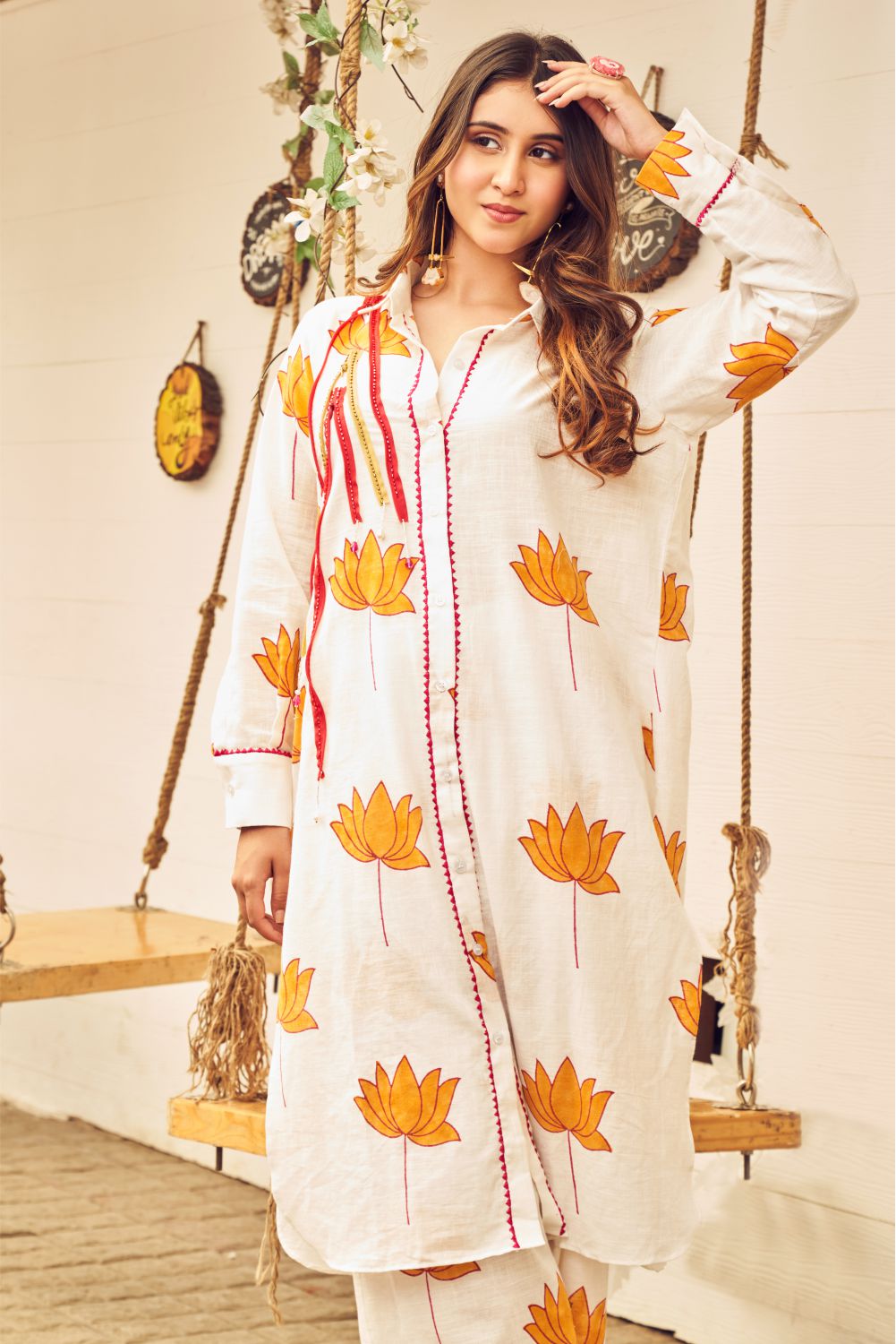 Moomaya Women's Printed One-Shoulder Cowl Kurti Sleeveless Dress Boho Party  Designer Clothing - Walmart.com