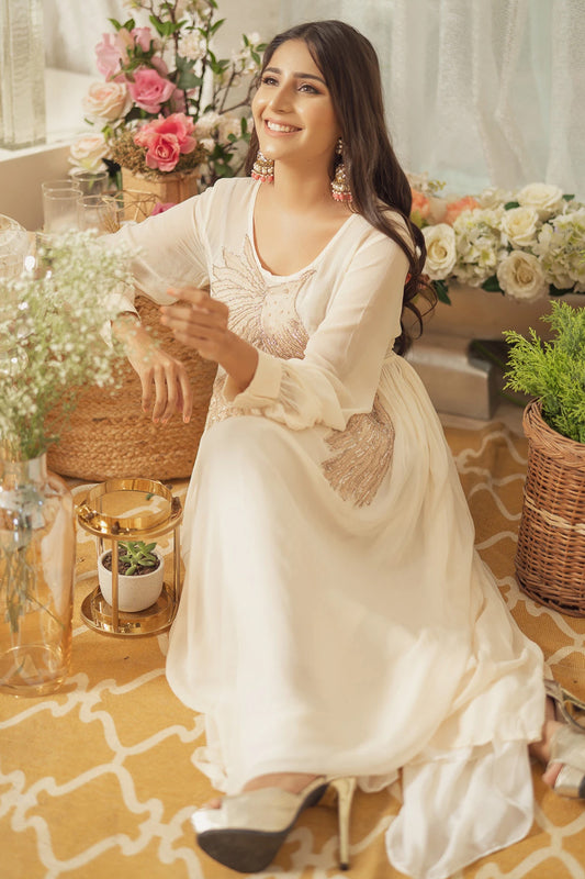 BIRD KURTA AND DRAPE PANTS SET (6928894951607)