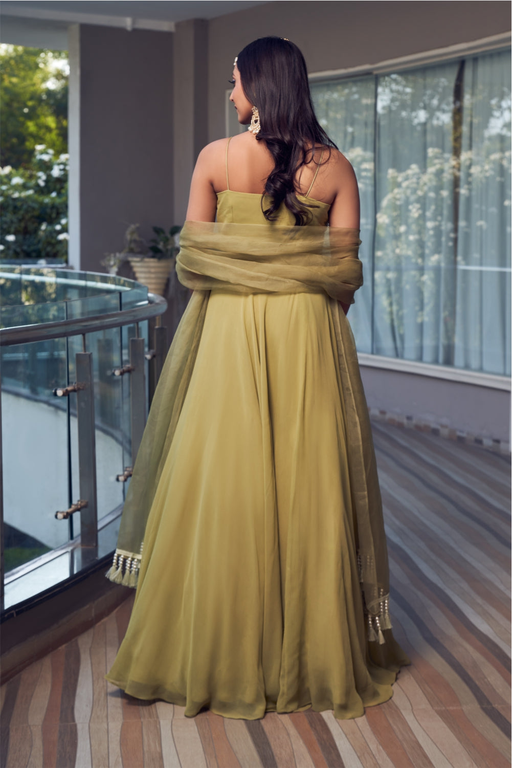 Mint Green Embroidered Blouse With Skirt And DupattaMint Green Embroidered Blouse With Skirt And Dupatta (7960740987126)