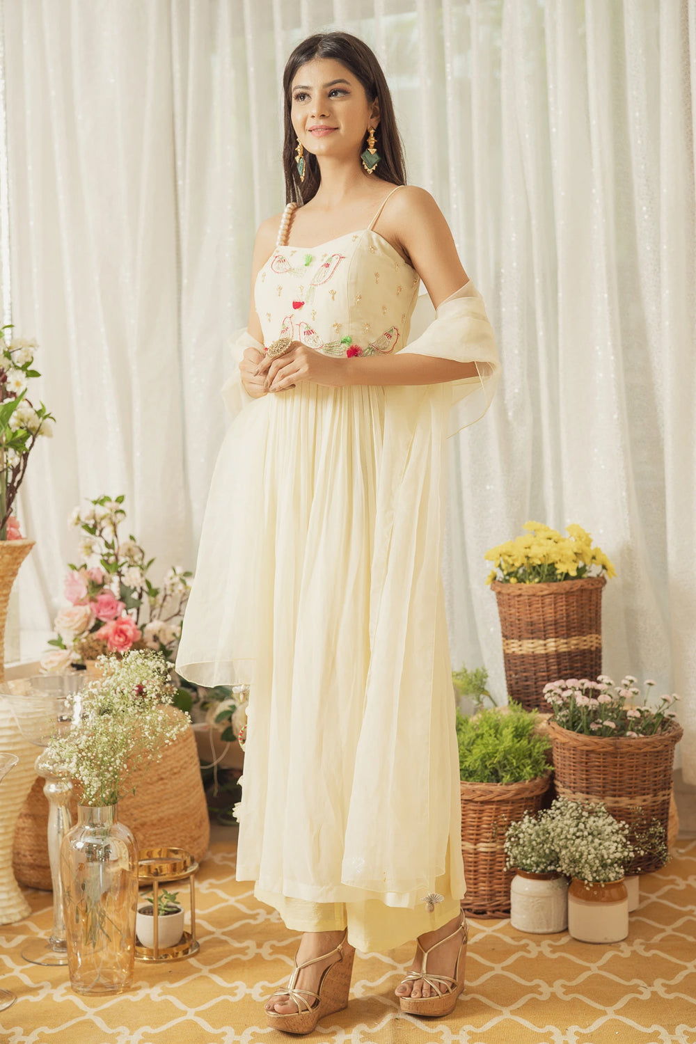 OFF WHITE BIRDS KURTA SET (6928869818551)