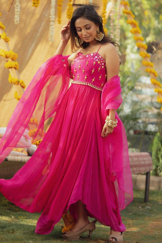 PRETTY PINK KURTA SET (6655751356599)