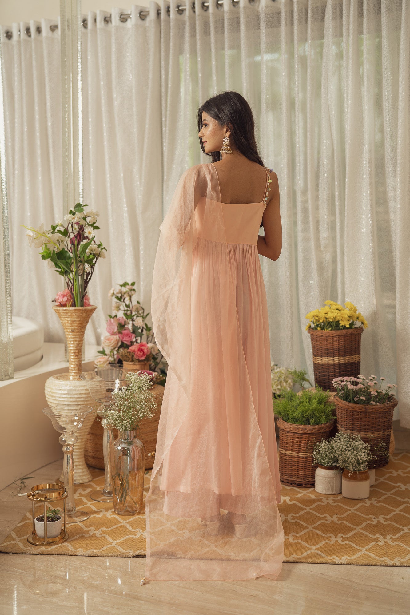 PINK MULTICOLORED KURTA SET (6926661681335)