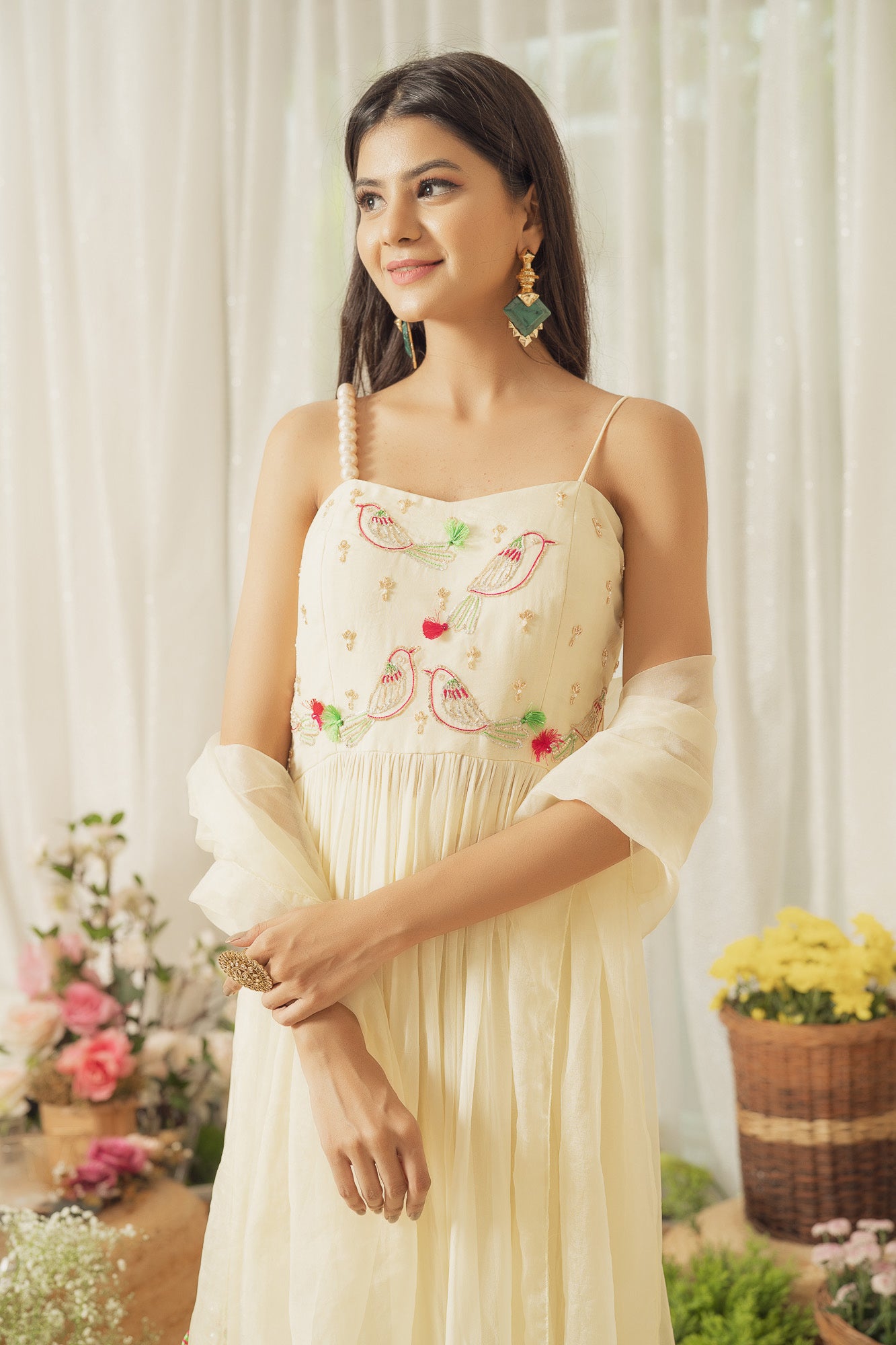 OFF WHITE BIRDS KURTA SET (6928869818551)