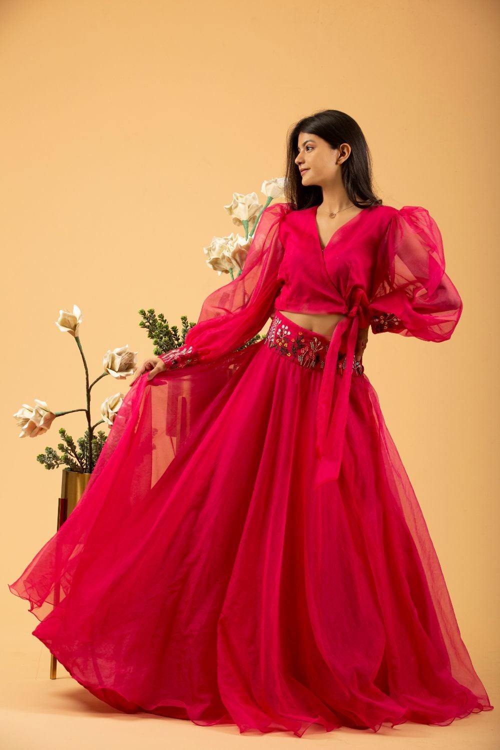 Magenta Skirt Set (7520418038006)